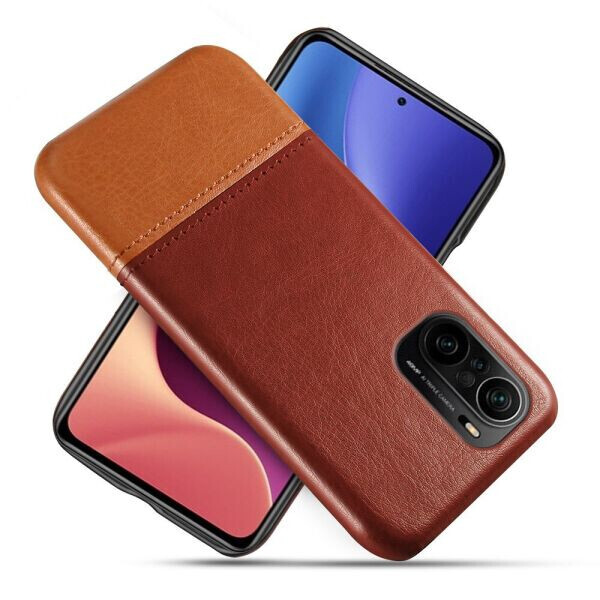 

Защитный чехол KSQ Dual Color для Xiaomi Poco F3 / Redmi K40 / Redmi K40 Pro / Mi 11i - Brown / Light Brown