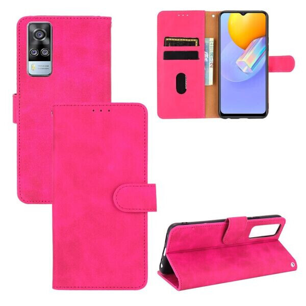 

Чехол Deexe Classic Wallet для VIVO Y31 / Y51 - Red