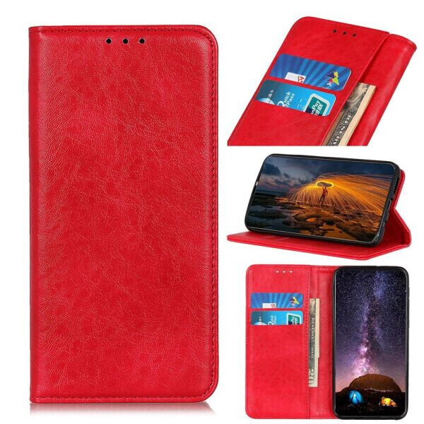 

Чехол-книжка Deexe Wallet Case для OPPO A74 - Red