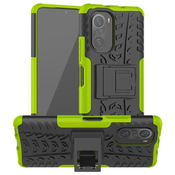 

Защитный чехол UniCase Hybrid X для Xiaomi Poco F3 / Redmi K40 / Redmi K40 Pro / Mi 11i - Green