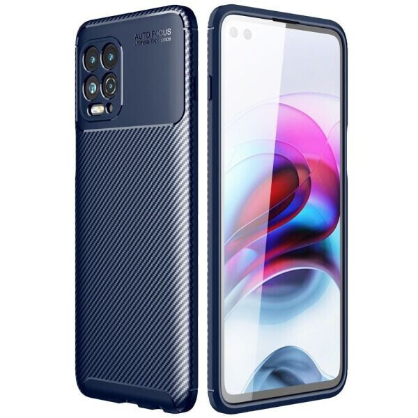 

Защитный чехол Deexe Fusion для Motorola Moto G100 - Blue