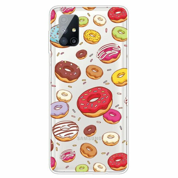 

Силиконовый (TPU) чехол Deexe Pretty Glossy для Samsung Galaxy M51 (M515) - Doughnut