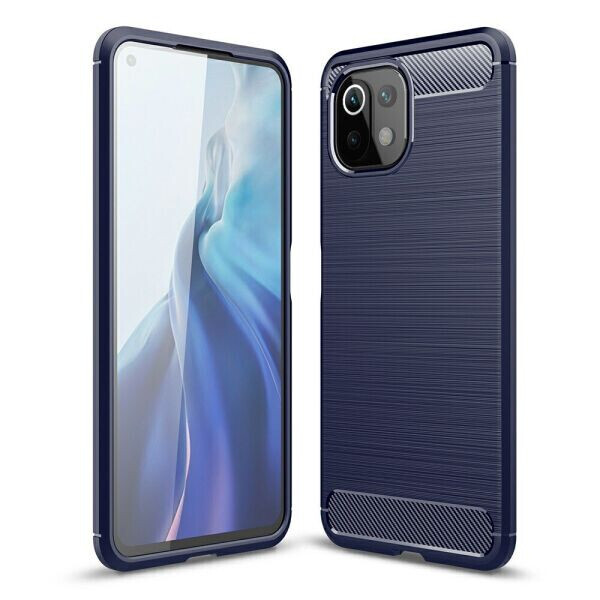 

Защитный чехол UniCase Carbon для Xiaomi Mi 11 Lite - Blue