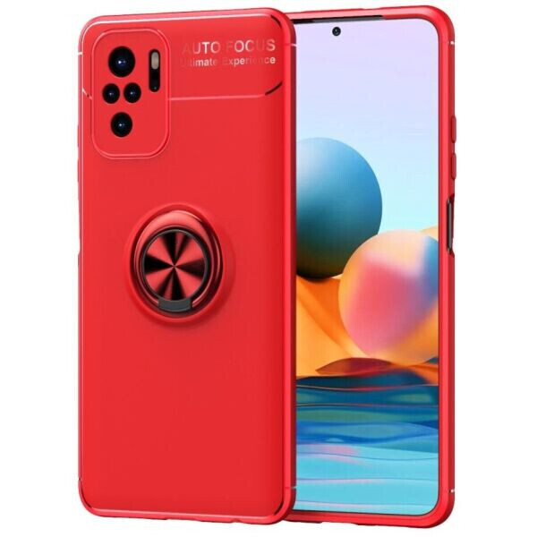 

Защитный чехол UniCase Magnetic Ring для Xiaomi Redmi Note 10 / Note 10s - Red