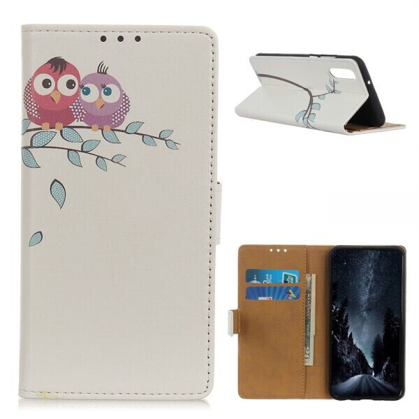 

Чехол Deexe Life Style Wallet для Samsung Galaxy A02 (A022) - Couple Owls