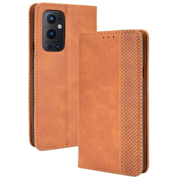 

Чехол Deexe Retro Style для OnePlus 9 Pro - Brown