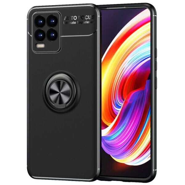 

Защитный чехол UniCase Magnetic Ring для Realme 8 / 8 Pro - Black