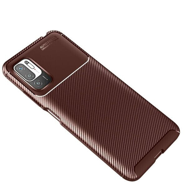 

Защитный чехол Deexe Fusion для Xiaomi Redmi Note 10 5G / Poco M3 Pro - Brown