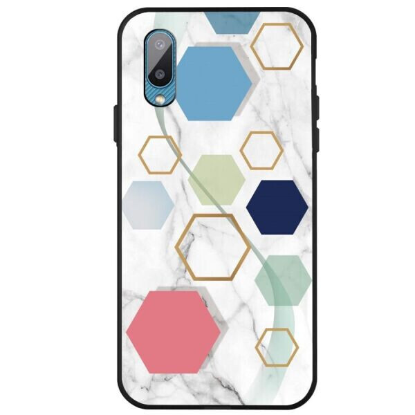 

Защитный чехол Deexe Marble Series для Samsung Galaxy A02 (A022) - Blue /Green / Red