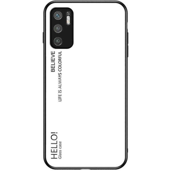 

Защитный чехол Deexe Gradient Color для Xiaomi Redmi Note 10 5G / Poco M3 Pro - White