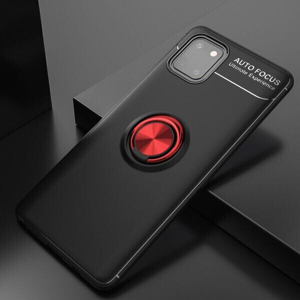 

Защитный чехол UniCase Magnetic Ring для Samsung Galaxy Note 10 Lite (N770) - Black / Red