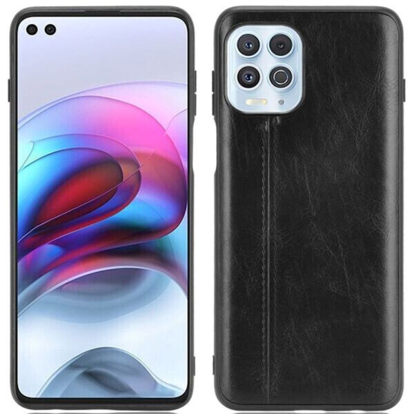 

Защитный чехол UniCase Leather Series для Motorola Moto G100 - Black