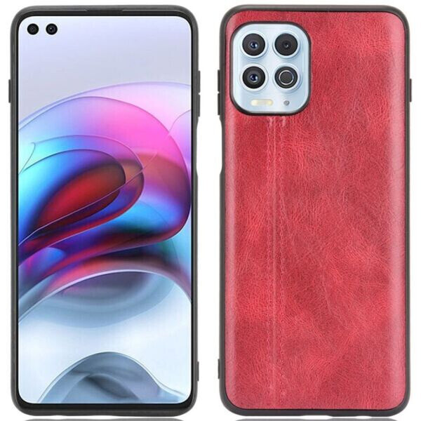 

Защитный чехол UniCase Leather Series для Motorola Moto G100 - Red