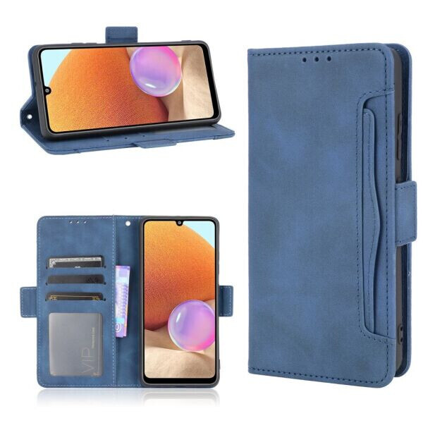 

Чехол Deexe Wallet Stand для Samsung Galaxy A32 (А325) - Blue