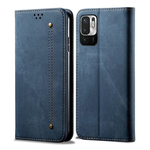 

Чехол-книжка UniCase Jeans Wallet для Xiaomi Redmi Note 10 5G / Poco M3 Pro - Blue