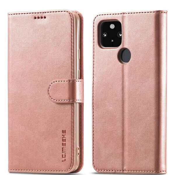 

Чехол LC.IMEEKE Wallet Case для OPPO A15 / A15s - Rose Gold