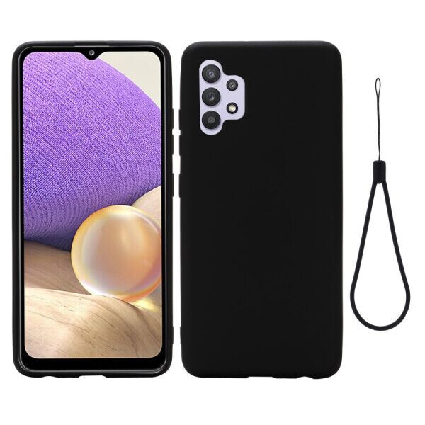 

Защитный чехол Deexe Silicone Case для Samsung Galaxy A32 (А325) - Black