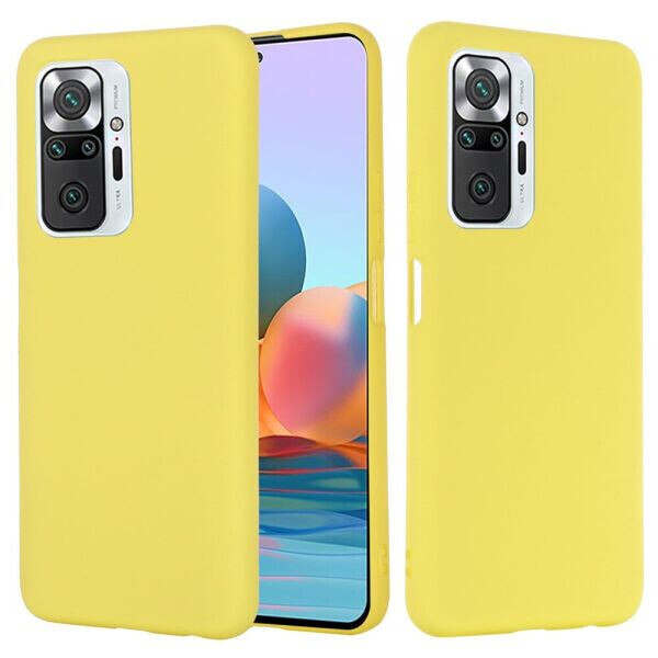 

Защитный чехол Deexe Silicone Case для Xiaomi Redmi Note 10 Pro - Yellow