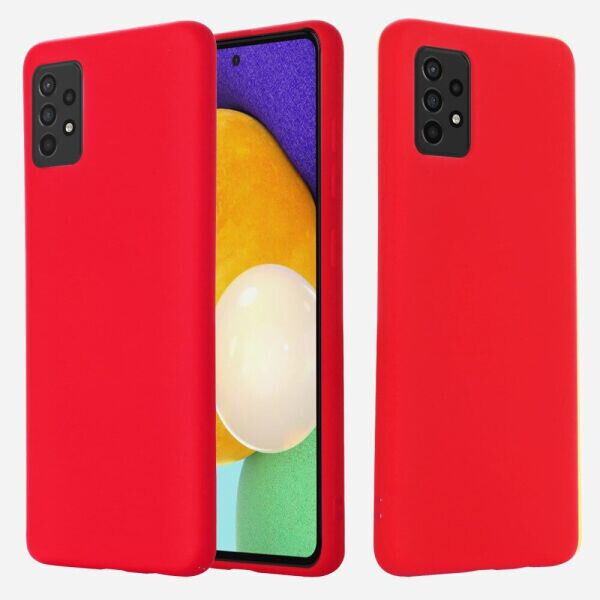

Защитный чехол Deexe Silicone Case для Samsung Galaxy A52 (A525) - Red