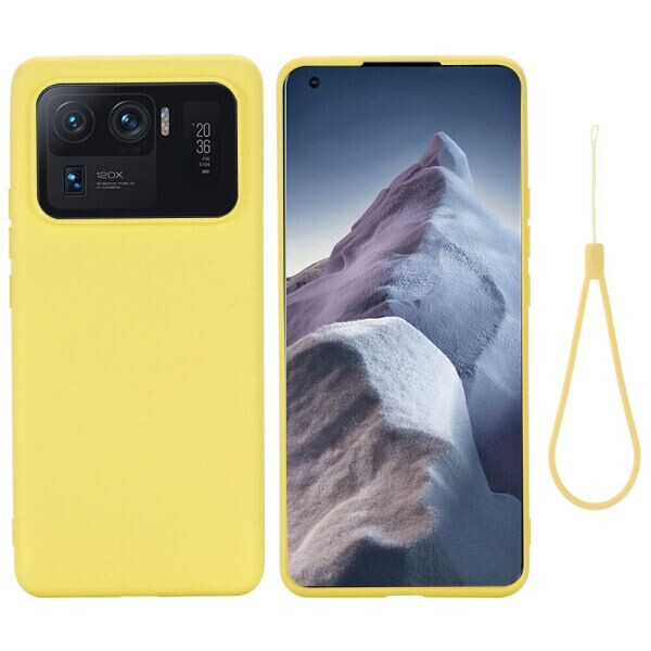 

Защитный чехол Deexe Silicone Case для Xiaomi Mi 11 Ultra - Yellow