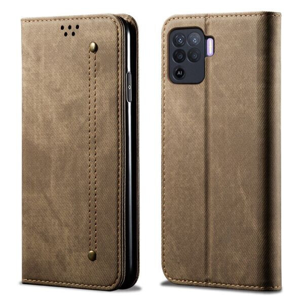

Чехол-книжка UniCase Jeans Wallet для OPPO Reno 5 Lite - Green