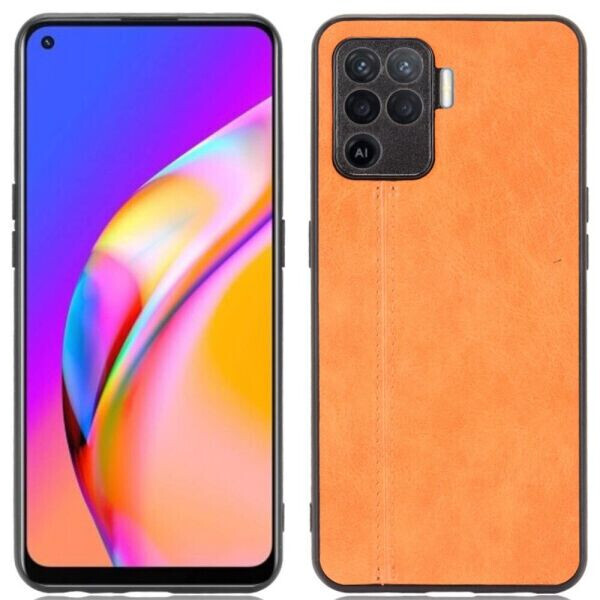 

Защитный чехол UniCase Leather Series для OPPO Reno 5 Lite - Yellow