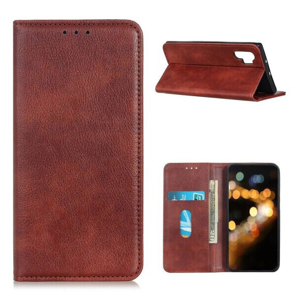 

Чехол-книжка Deexe Wallet Case для Samsung Galaxy A32 (А325) - Brown