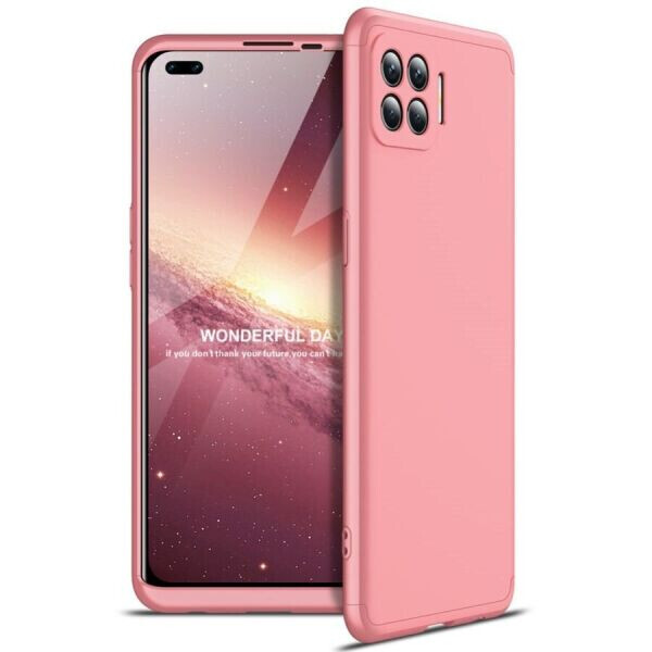 

Защитный чехол GKK Double Dip Case для OPPO Reno 4 lite - Rose Gold