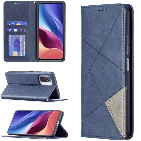 

Чехол UniCase Geometric Pattern для Xiaomi Poco F3 / Redmi K40 / Redmi K40 Pro / Mi 11i - Blue