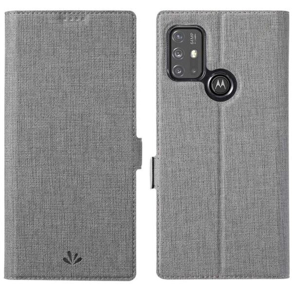 

Чехол-книжка VILI DMX Style для Motorola Moto G10 / G20 / G30 - Grey