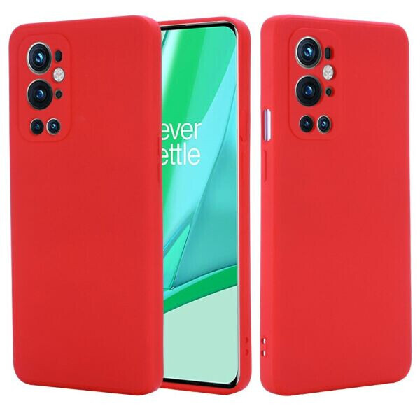 

Защитный чехол Deexe Silicone Case для OnePlus 9 Pro - Red