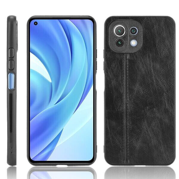 

Защитный чехол UniCase Leather Series для Xiaomi Mi 11 Lite - Black