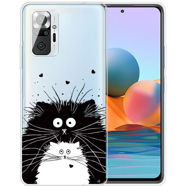 

Силиконовый (TPU) чехол Deexe Pretty Glossy для Xiaomi Redmi Note 10 Pro - Totoro