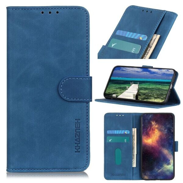 

Чехол-книжка KHAZNEH Retro Wallet для ASUS Zenfone 8 (ZS590KS) - Blue