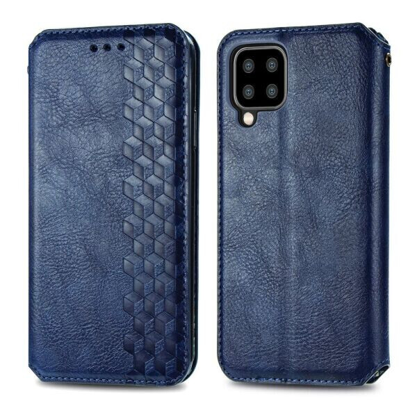 

Чехол Deexe Rhombus Wallet для Samsung Galaxy A22 (A225) - Blue