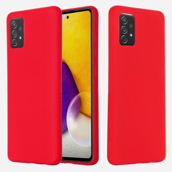 

Защитный чехол Deexe Silicone Case для Samsung Galaxy A72 (А725) - Red