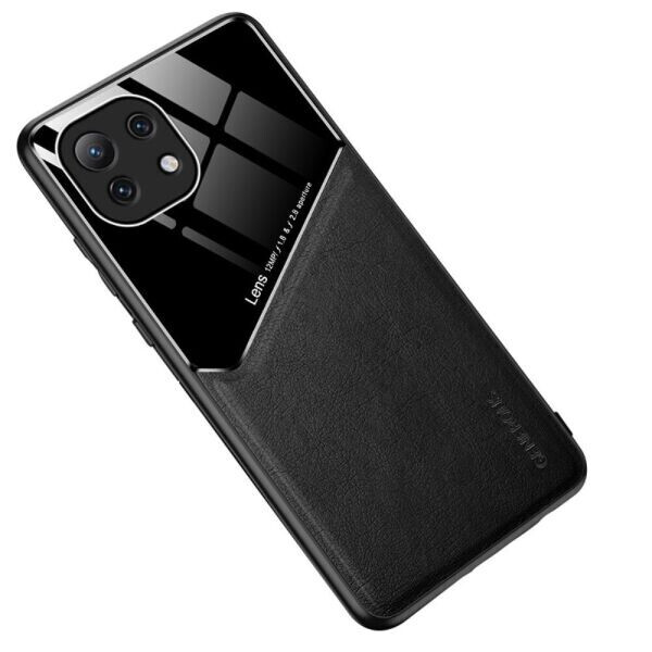

Защитный чехол Deexe Magnetic Leather Cover для Xiaomi Mi 11 Lite - Black