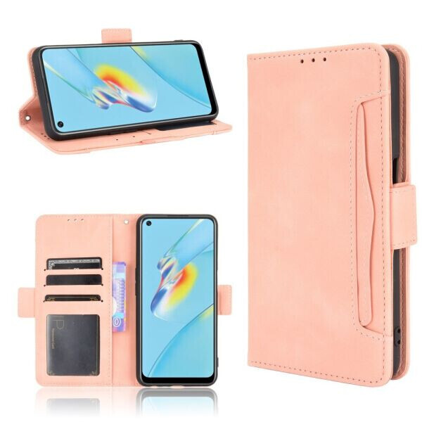 

Чехол Deexe Wallet Stand для OPPO A54 - Pink