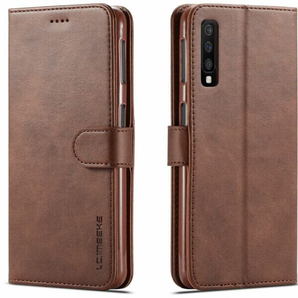 

Чехол LC.IMEEKE Wallet Case для Samsung Galaxy A7 2018 (A750) - Brown