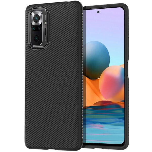 

Защитный чехол UniCase Twill Soft для Xiaomi Redmi Note 10 Pro - Black