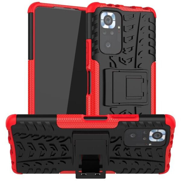 

Защитный чехол UniCase Hybrid X для Xiaomi Redmi Note 10 Pro - Red