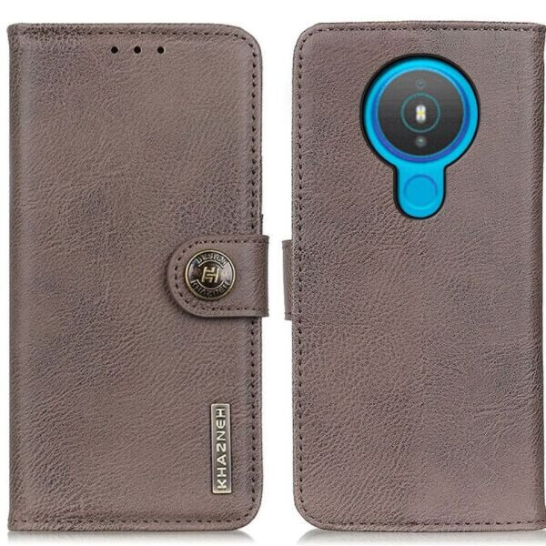 

Чехол-книжка KHAZNEH Wallet Cover для Nokia 1.4 - Grey