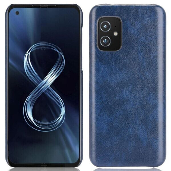 

Защитный чехол Deexe Leather Back Cover для ASUS Zenfone 8 (ZS590KS) - Blue