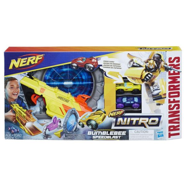 

Ігровий набір Hasbro Nerf Nitro Transformers Bumblebee Трансформер (630509604340)