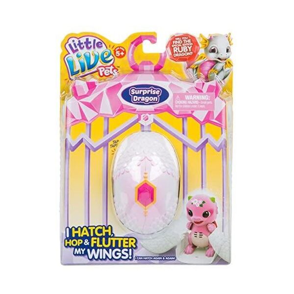 

Інтерактивний дракончик Little Live Pets розовий (B079GC95VC)
