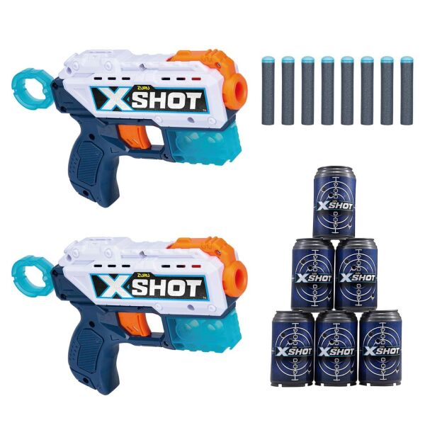 

Набір швидкострільних бластерів Zuru X-Shot Excel Double Kickback (36202Z) (B07DFZTT26)
