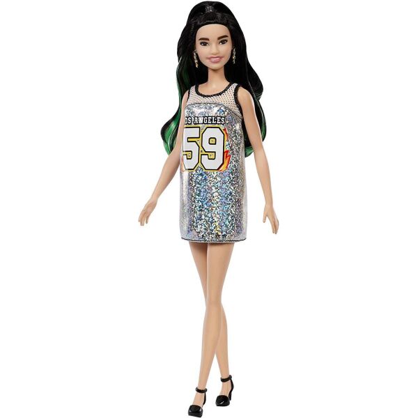 

Лялька Barbie Fashionistas Doll with Green Streaks in Long Brunette Hair Барбі Модниця (FXL50) (B07FDNGK6Y)