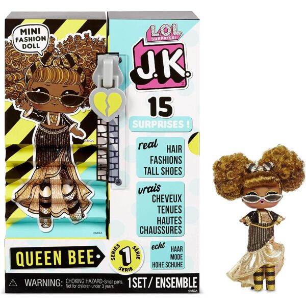

Ігровий набір з лялькою L.O.L. Surprise! JK Queen Bee Королева Бджілка з 15 сюрпризами (B085B1VDZR)