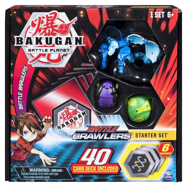 

Стартовий ігровий набір Bakugan з 3 Бакуганів B07GTHTF9T Battle Starter Set Creatures,Aquos Garganoid 20104010