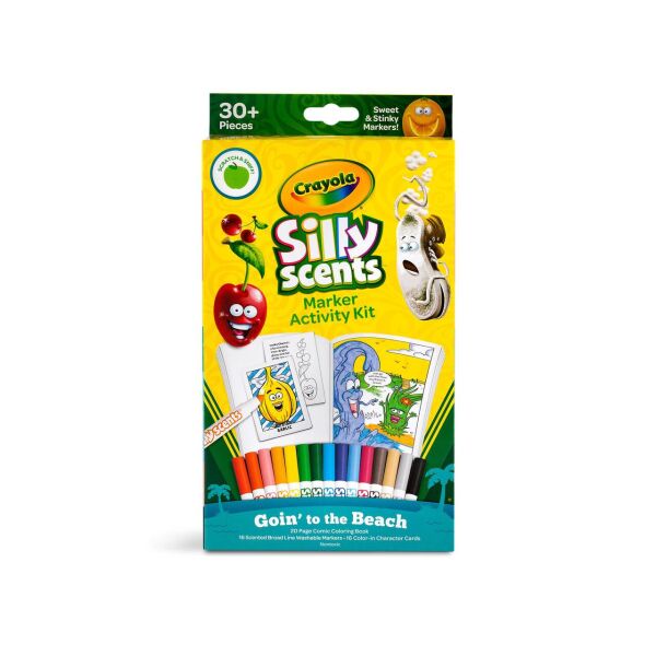 

Crayola Набір ароматизованих змиваючих фламастерів - маркерів 16шт. Silly Scents Marker Activity